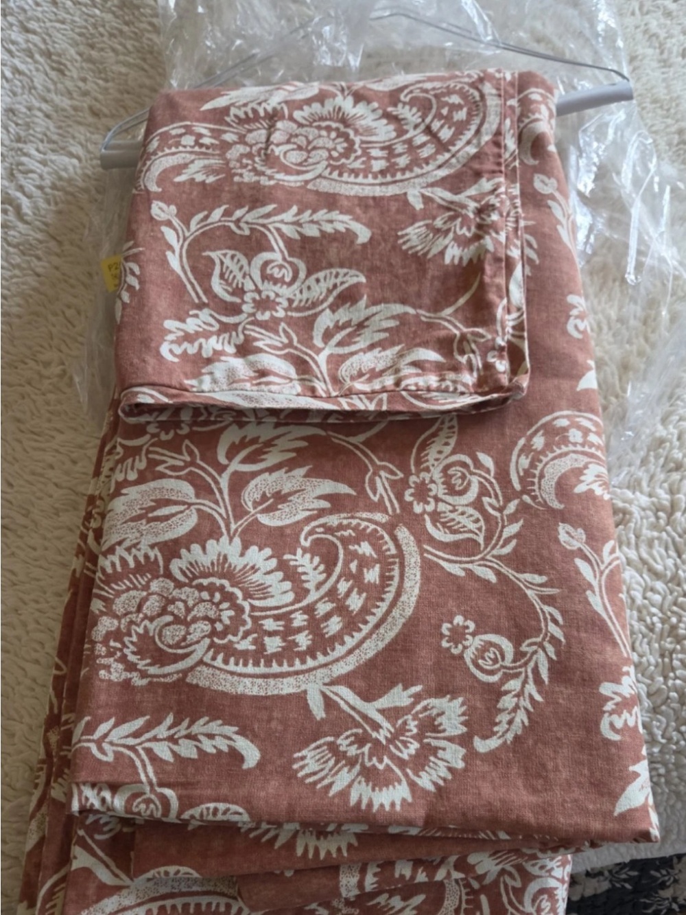 Pottery Barn Alessandra Queen duvet and a standard pillow case